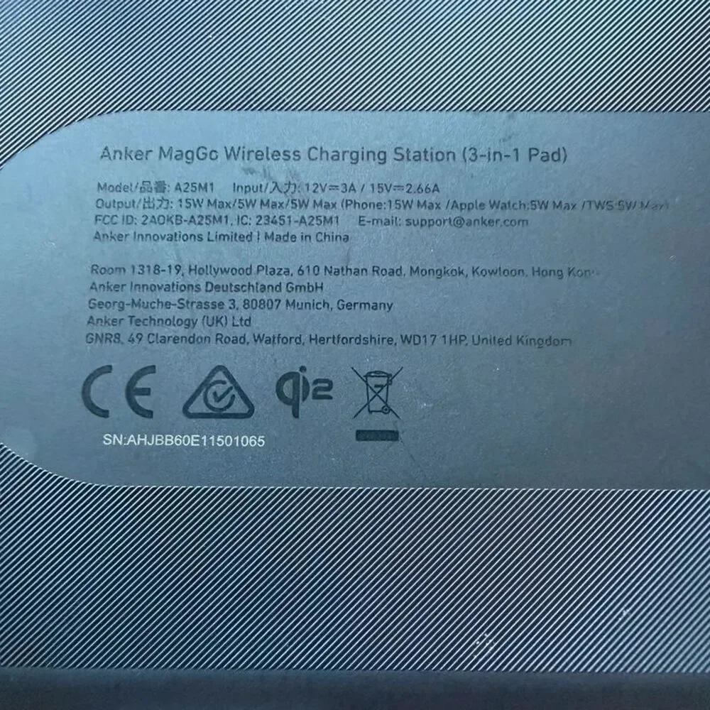 Anker MagGo wireless 15W 3-in-1 Wireless Charging Station